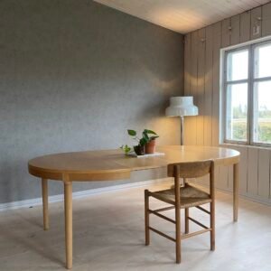 Danish Mid-century Oak Dining Table
