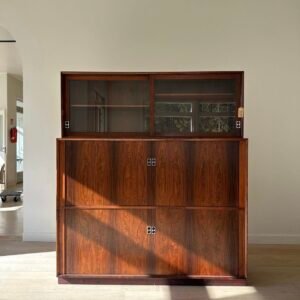 Arne Vodder by Sibast Furniture Jacaranda Glass Vitrine Cabinet