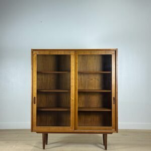 Poul Hundevad 1960’s Danish Teak Vitrine Cabinet