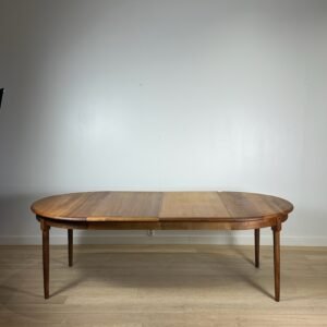 Danish Round Massive Oak Dining Table