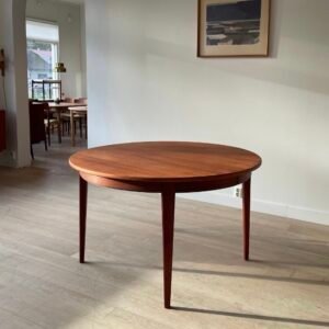 Danish 1960’s Round Teak Dining Table