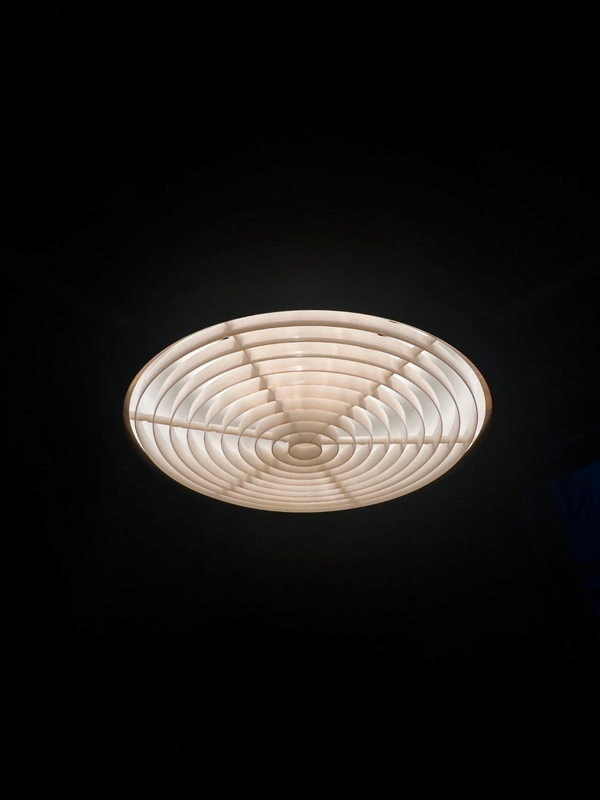 Ateljé Lyktan ”Bumling” by Anders Pehrson 1970’s Brass Ceiling Lamp - Image 6