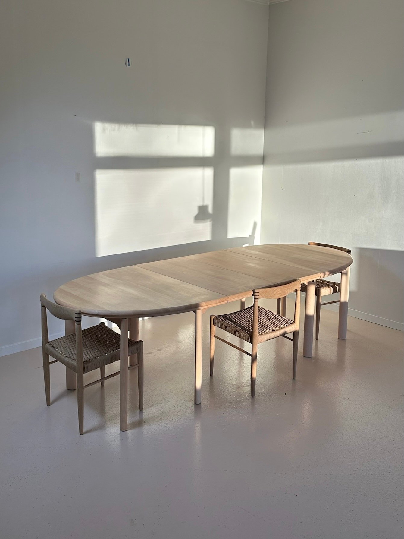 Skovby Møbler Massive Beech Dining Table