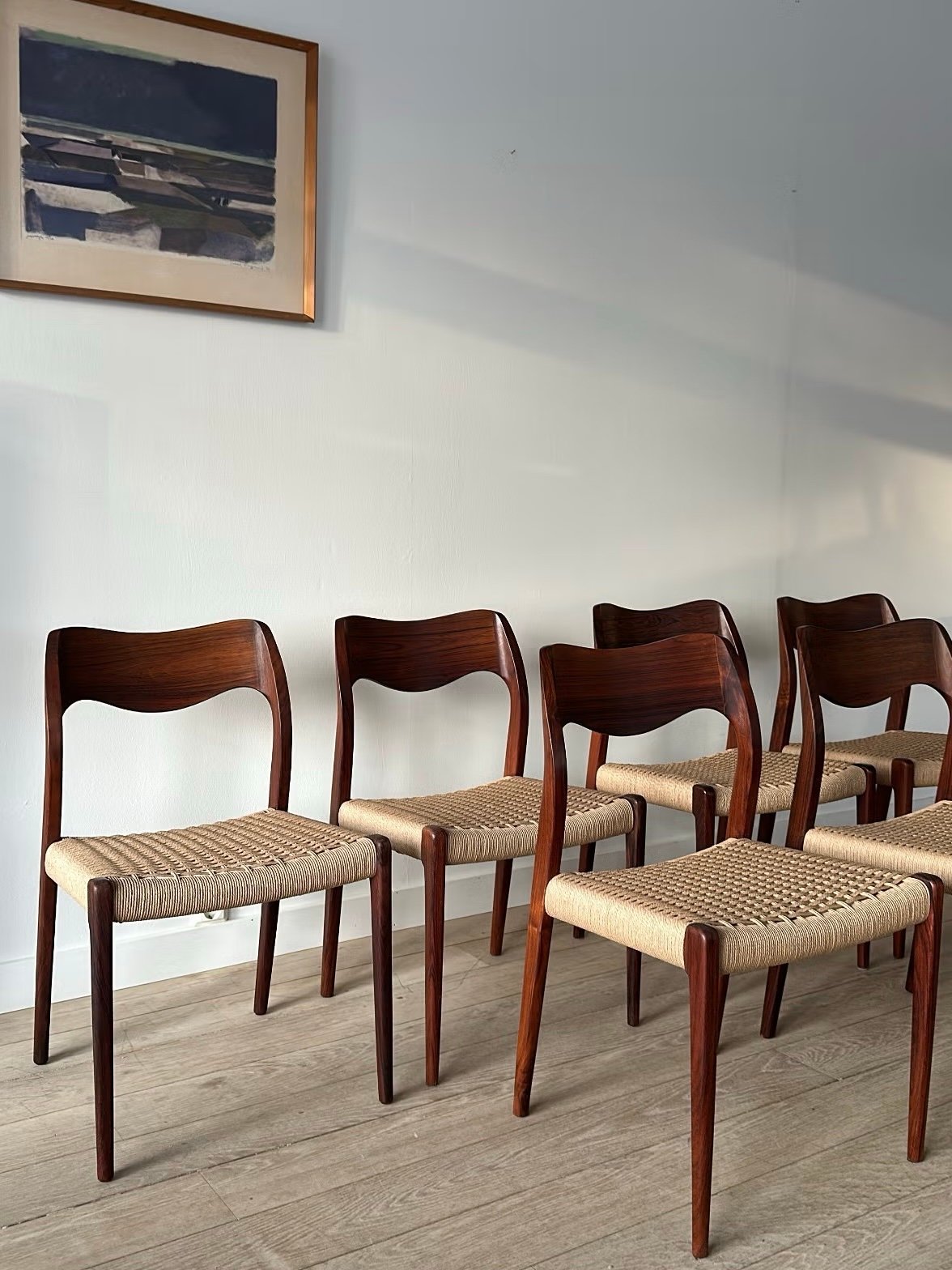 Niels Otto Møller Model 71 Rosewood Papercorded - Image 7