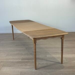 Long Danish Oak Dining Table