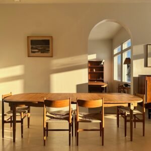 Danish Oak Dining Table