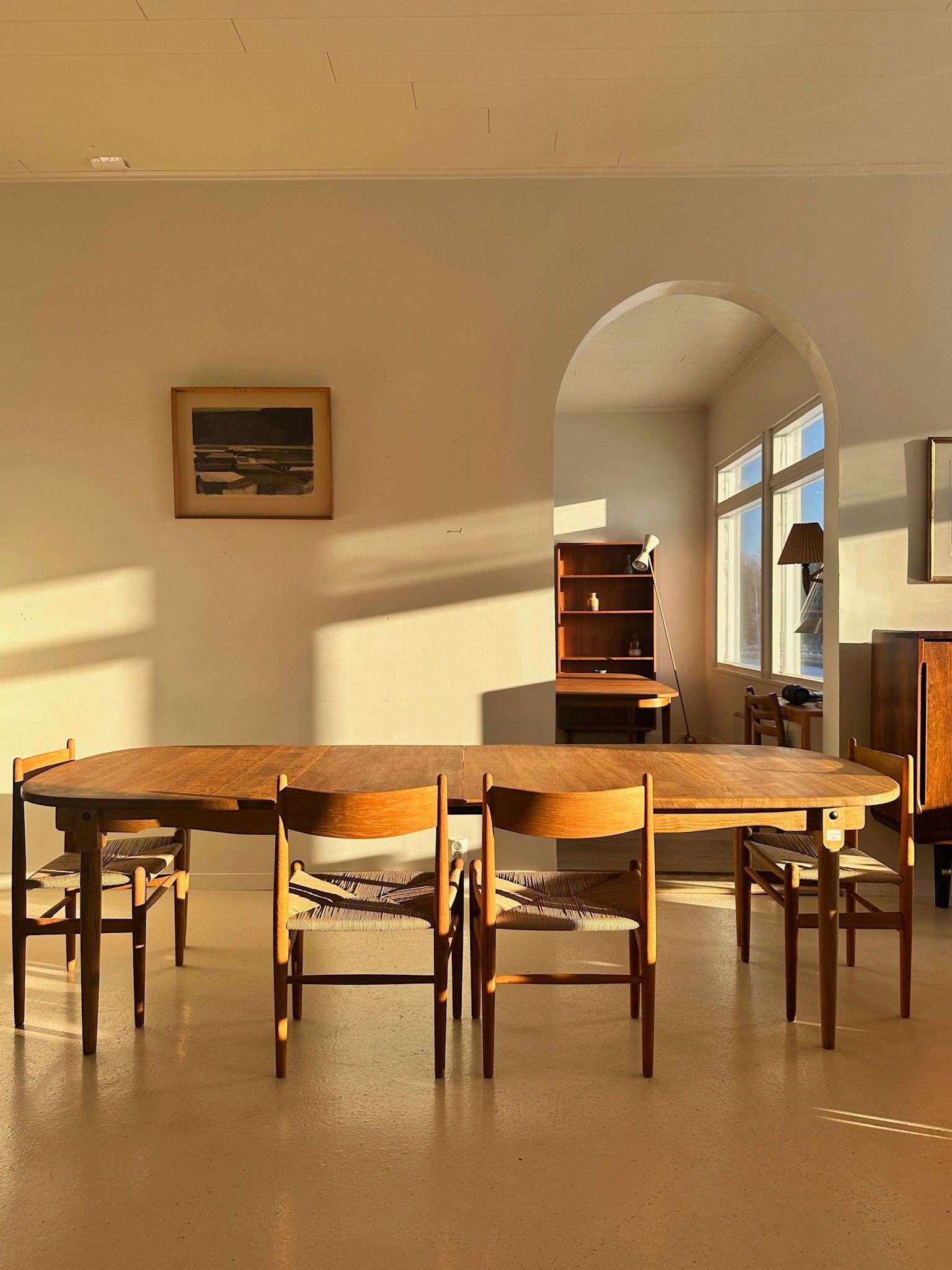 Danish Oak Dining Table