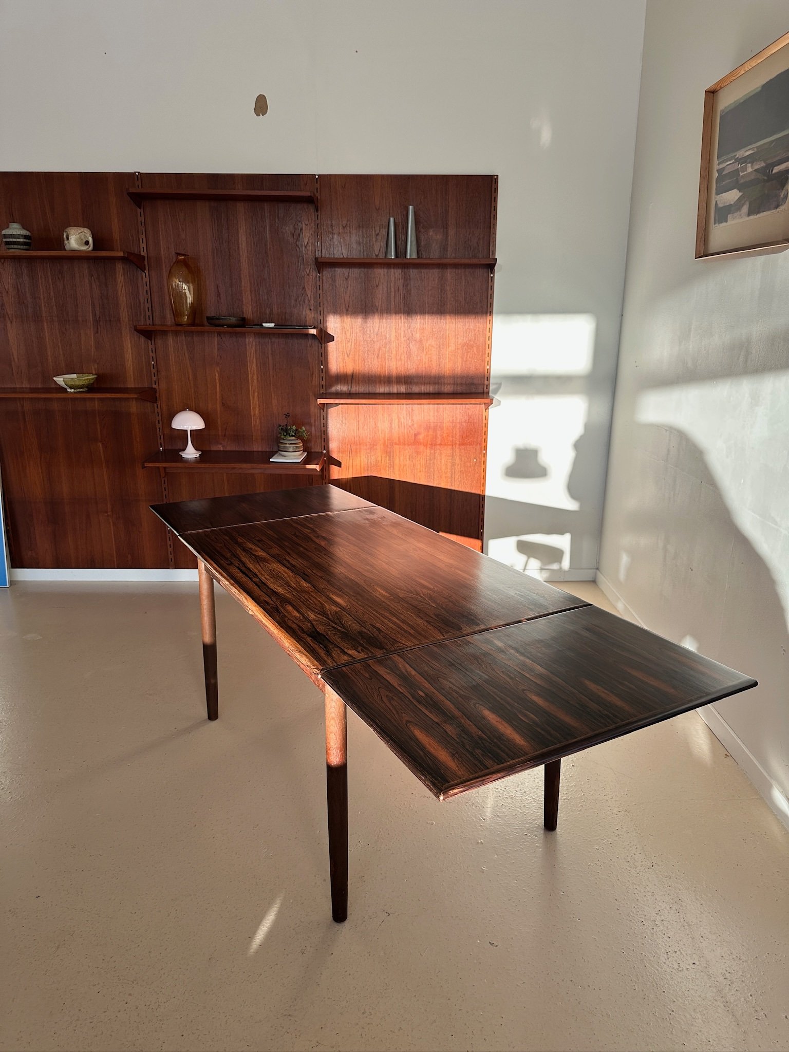 Danish Rosewood Dining Table - Image 2