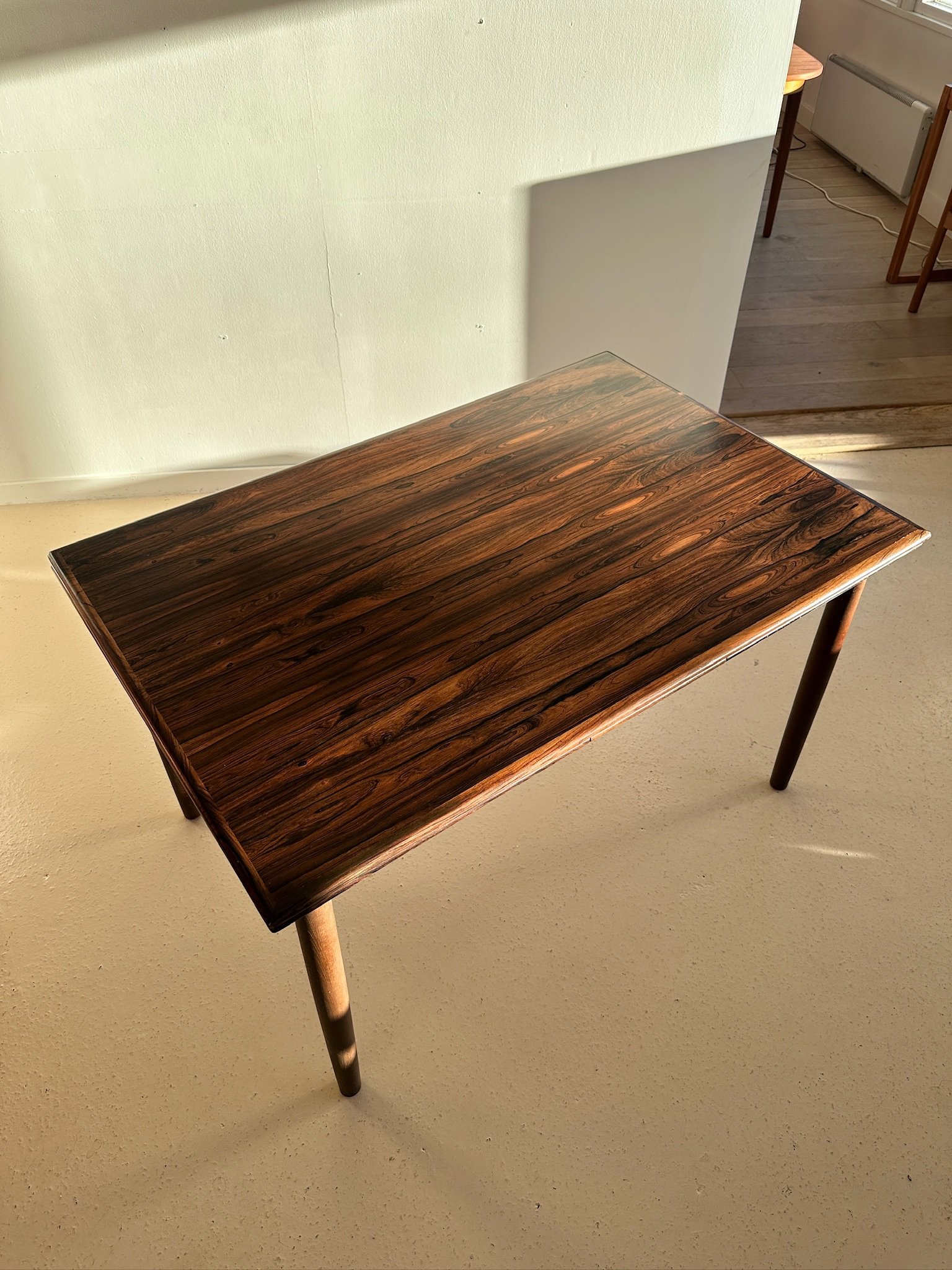 Danish Rosewood Dining Table - Image 8