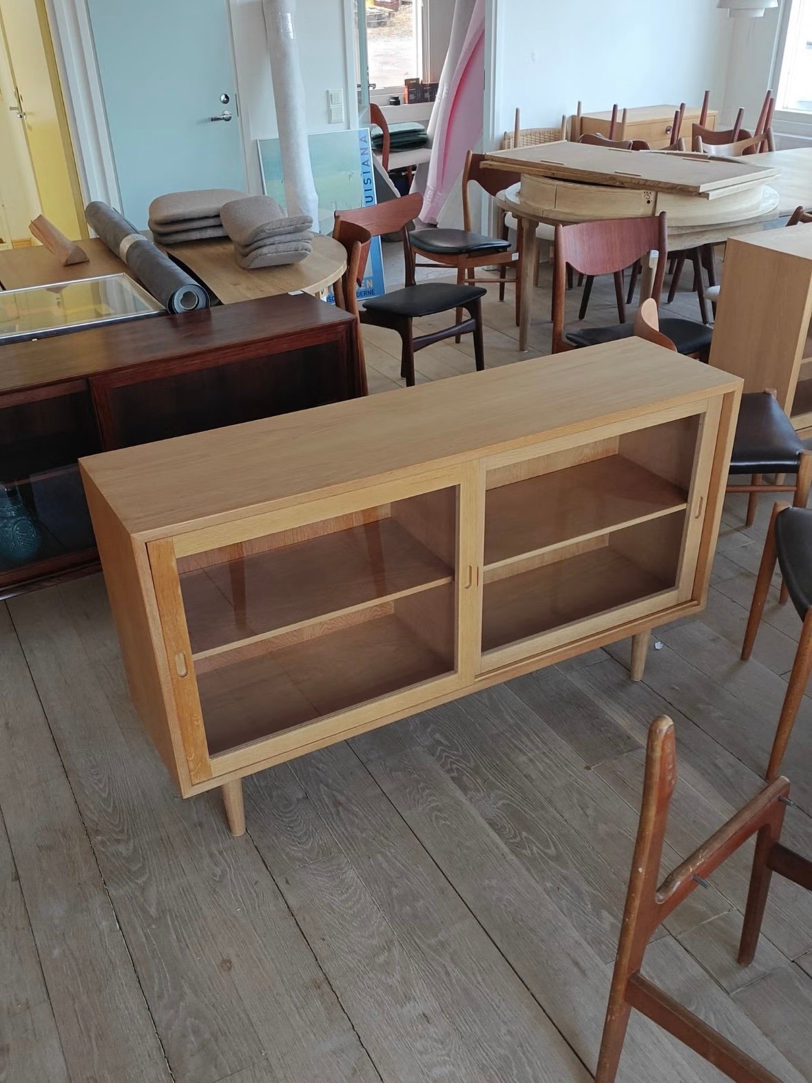 Børge Mogensen ’Öresund’ Oak Vitrine Sideboard - Image 5