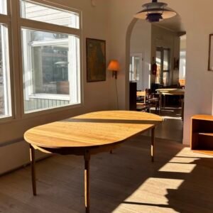 Danish 1960’s Round Oak Table