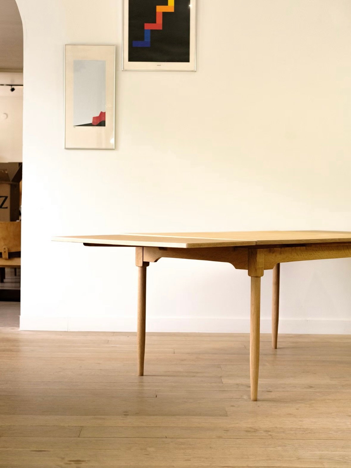 Danish Leaf Oak Dining Table - Image 2