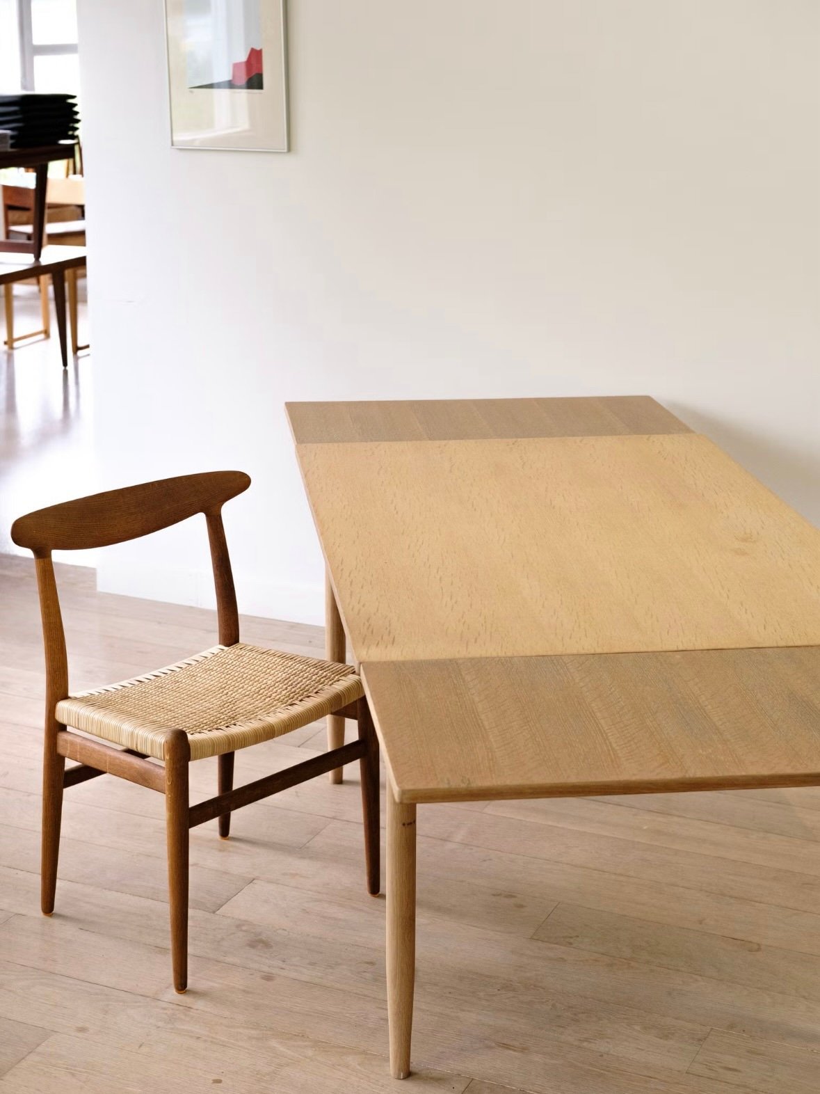 Danish Leaf Oak Dining Table - Image 5