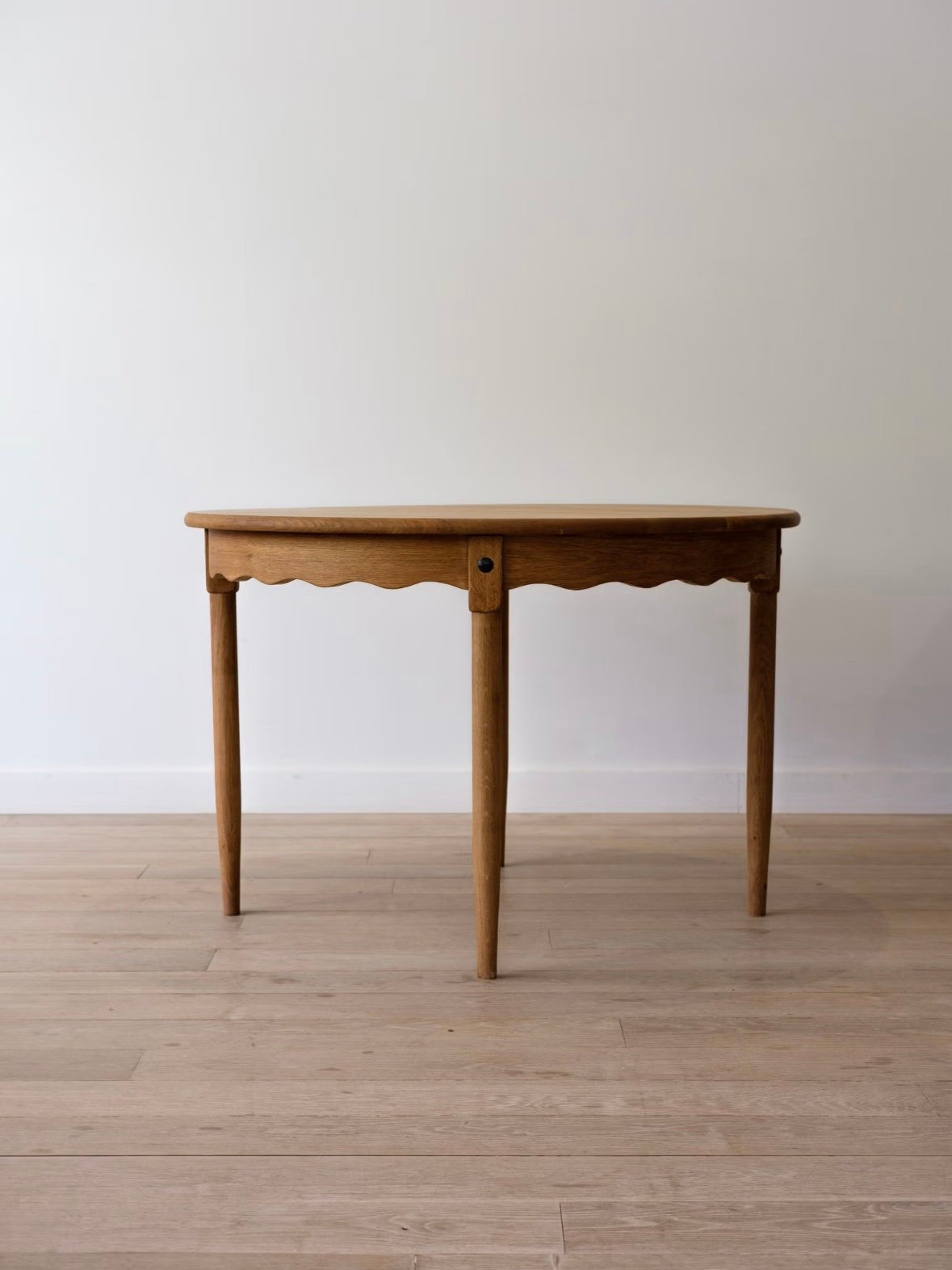 Danish Oak Dining Table - Image 3