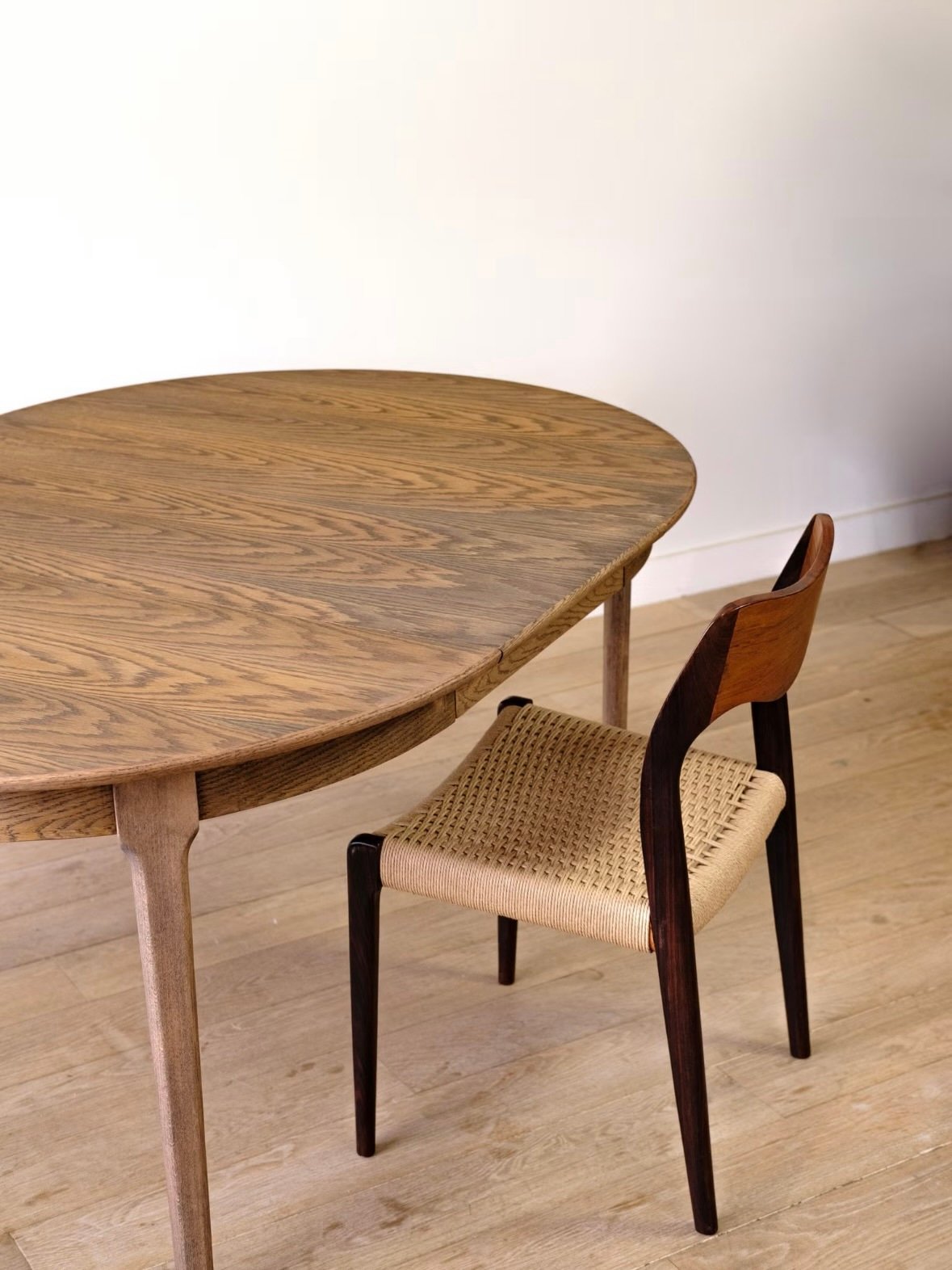 Danish Dark Oak Table - Image 7