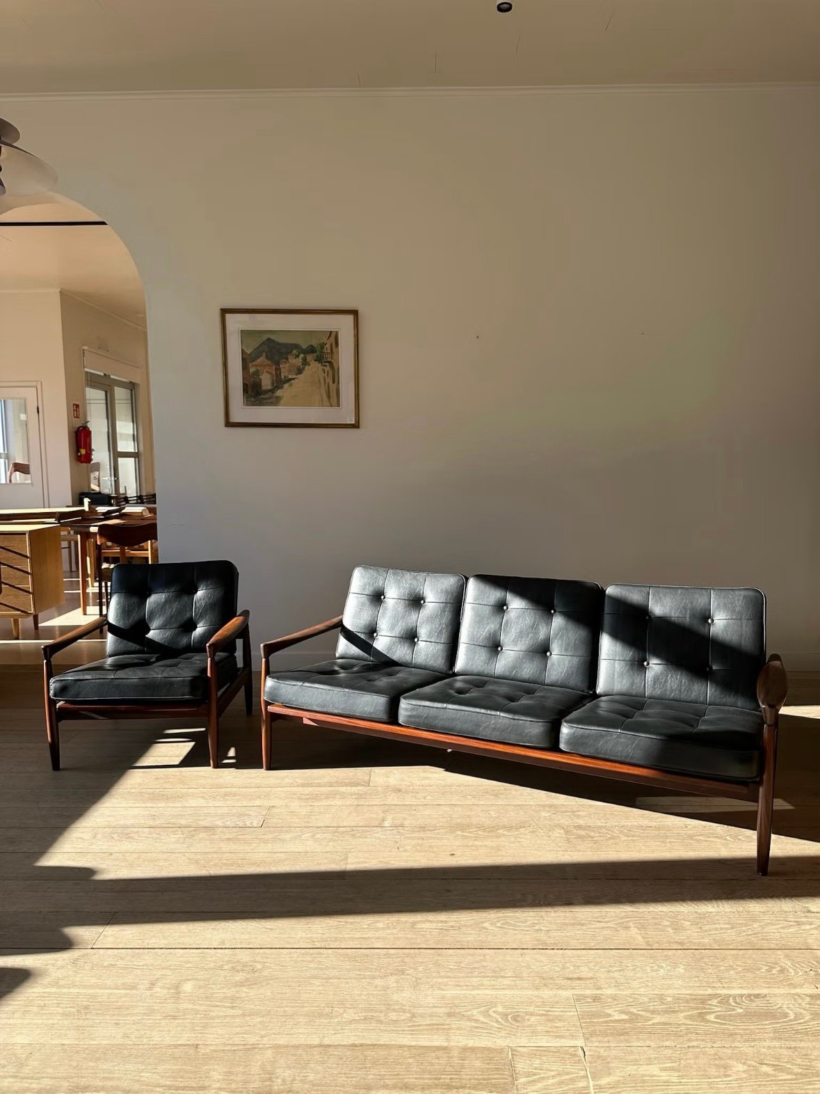 Erik Wörtz ’Kolding’ 1960’s IKEA Sofa & Lounge Chair