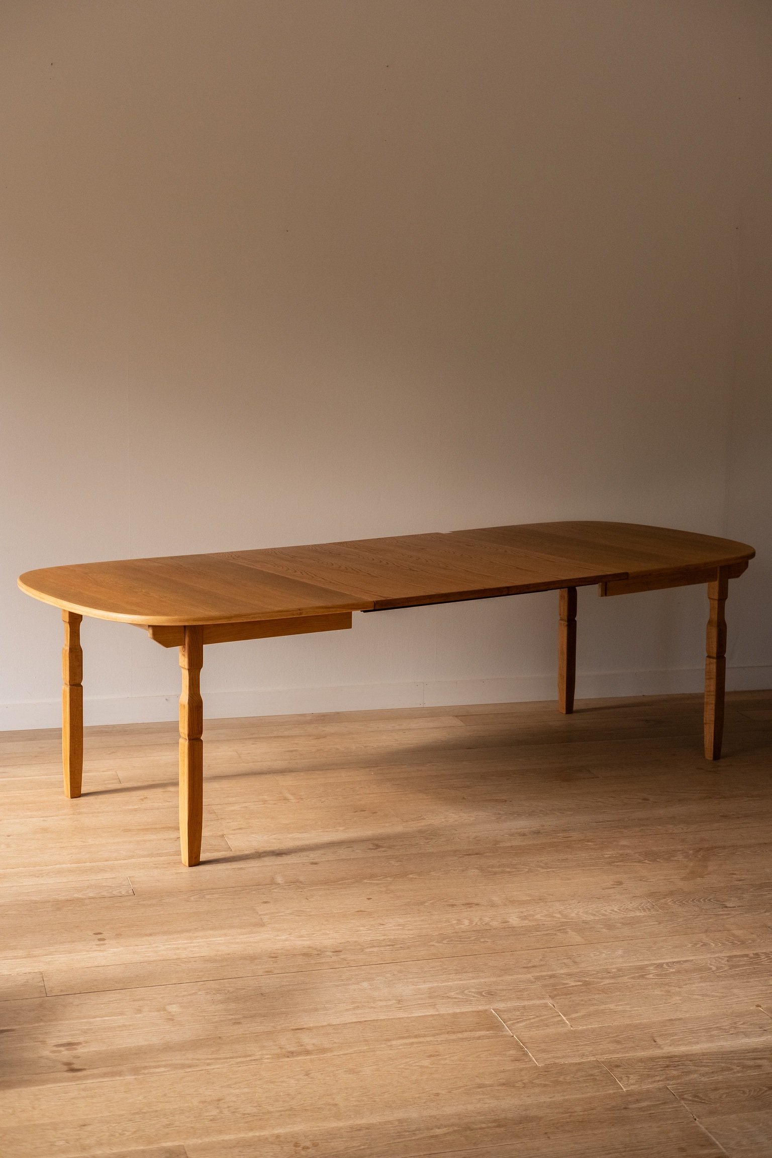 Danish Extendable Oak Dining Table