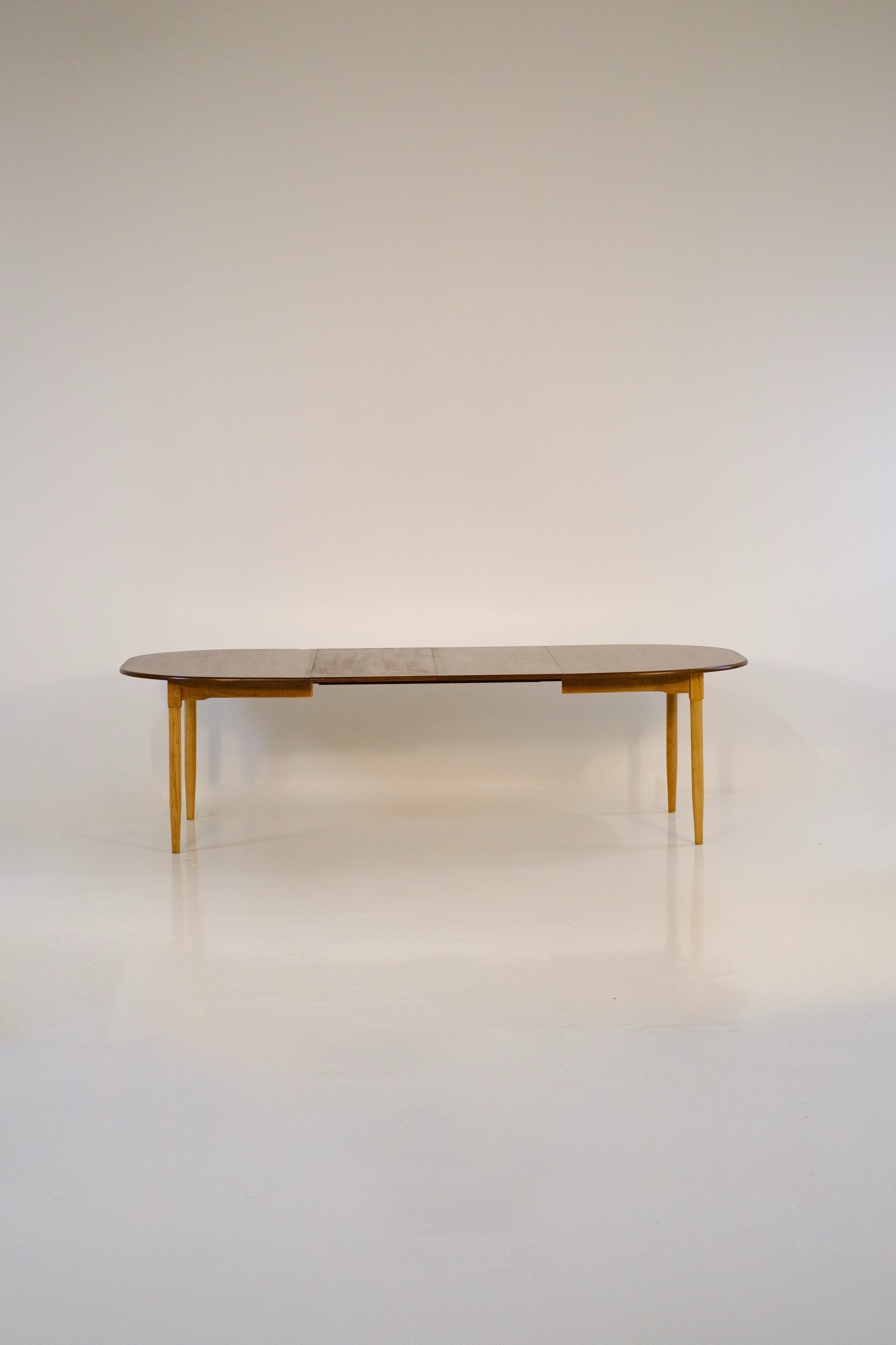 Long Narrow Danish Oak Dining Table - Image 5
