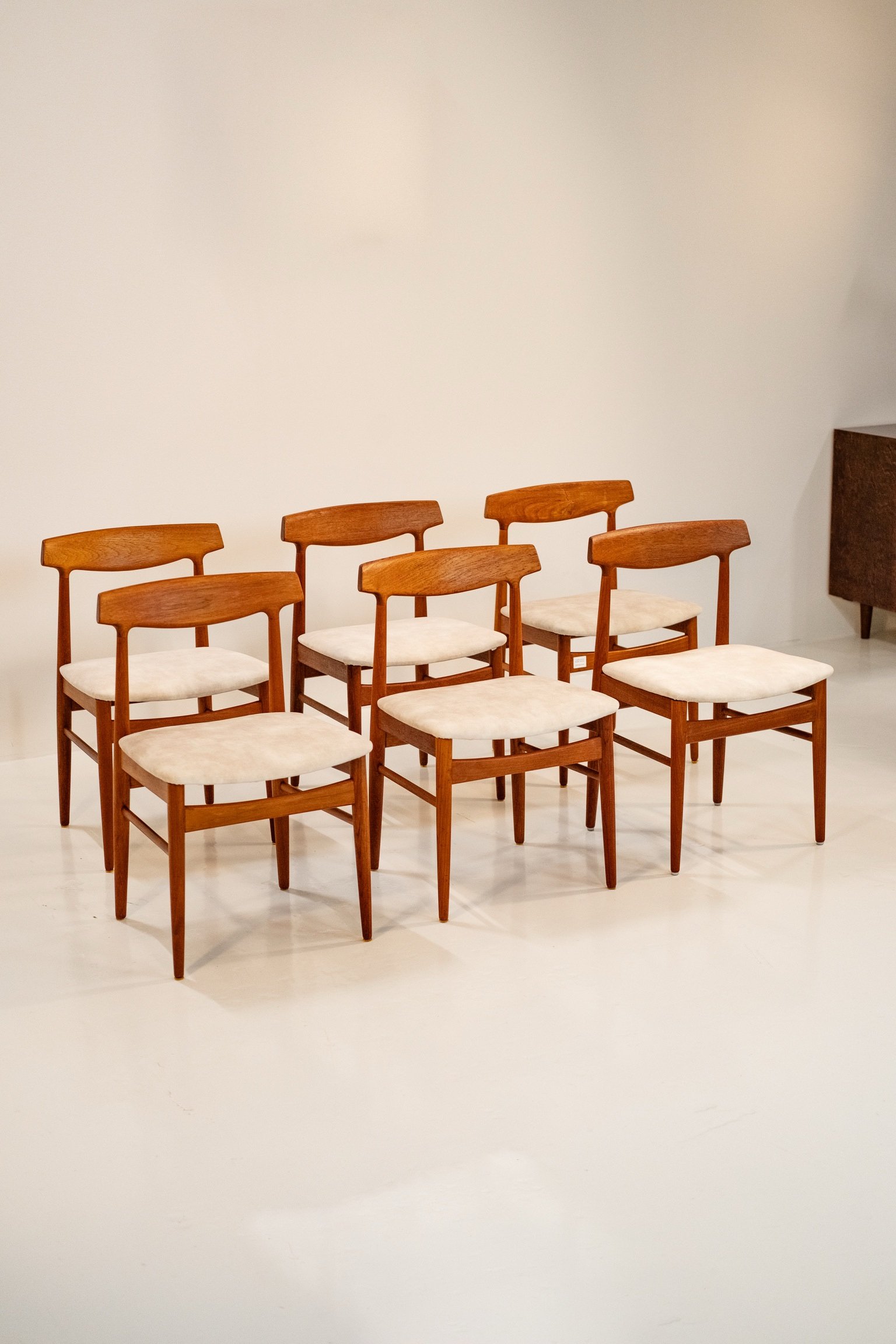 Henning Kjærnulf Teak Danish Dining Chairs