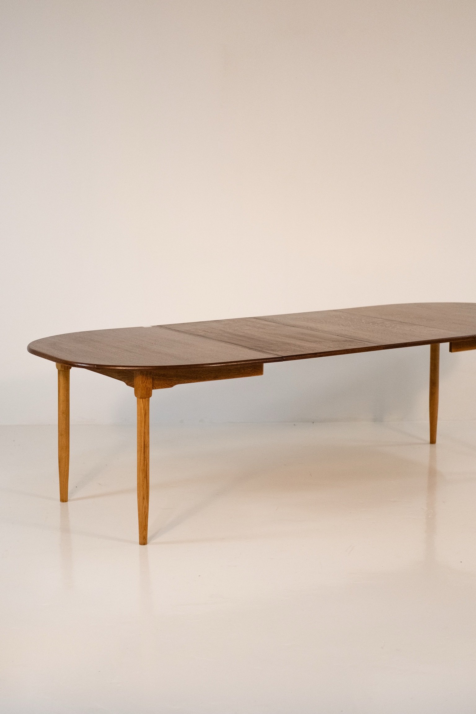 Long Narrow Danish Oak Dining Table - Image 3