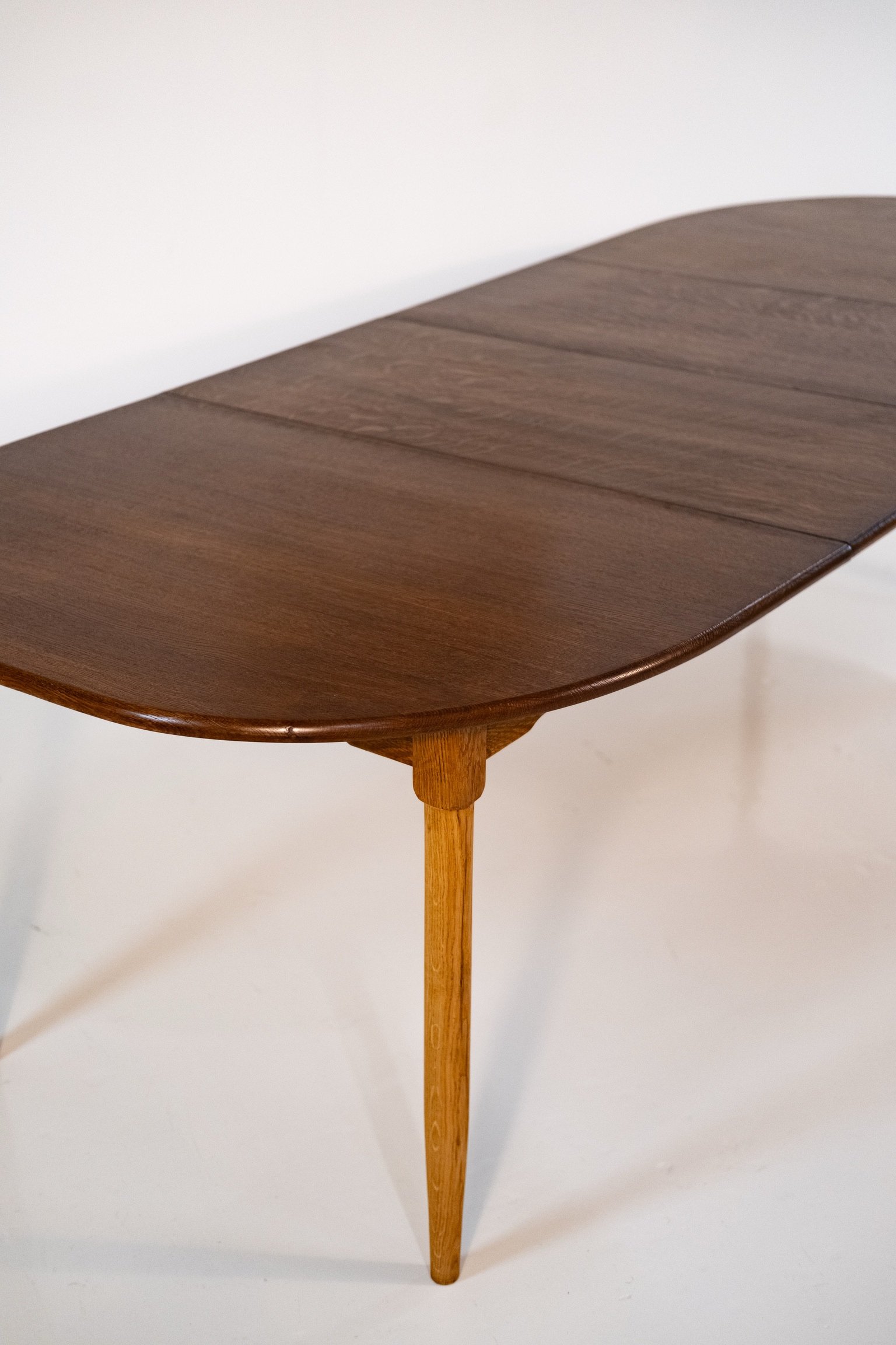 Long Narrow Danish Oak Dining Table - Image 6