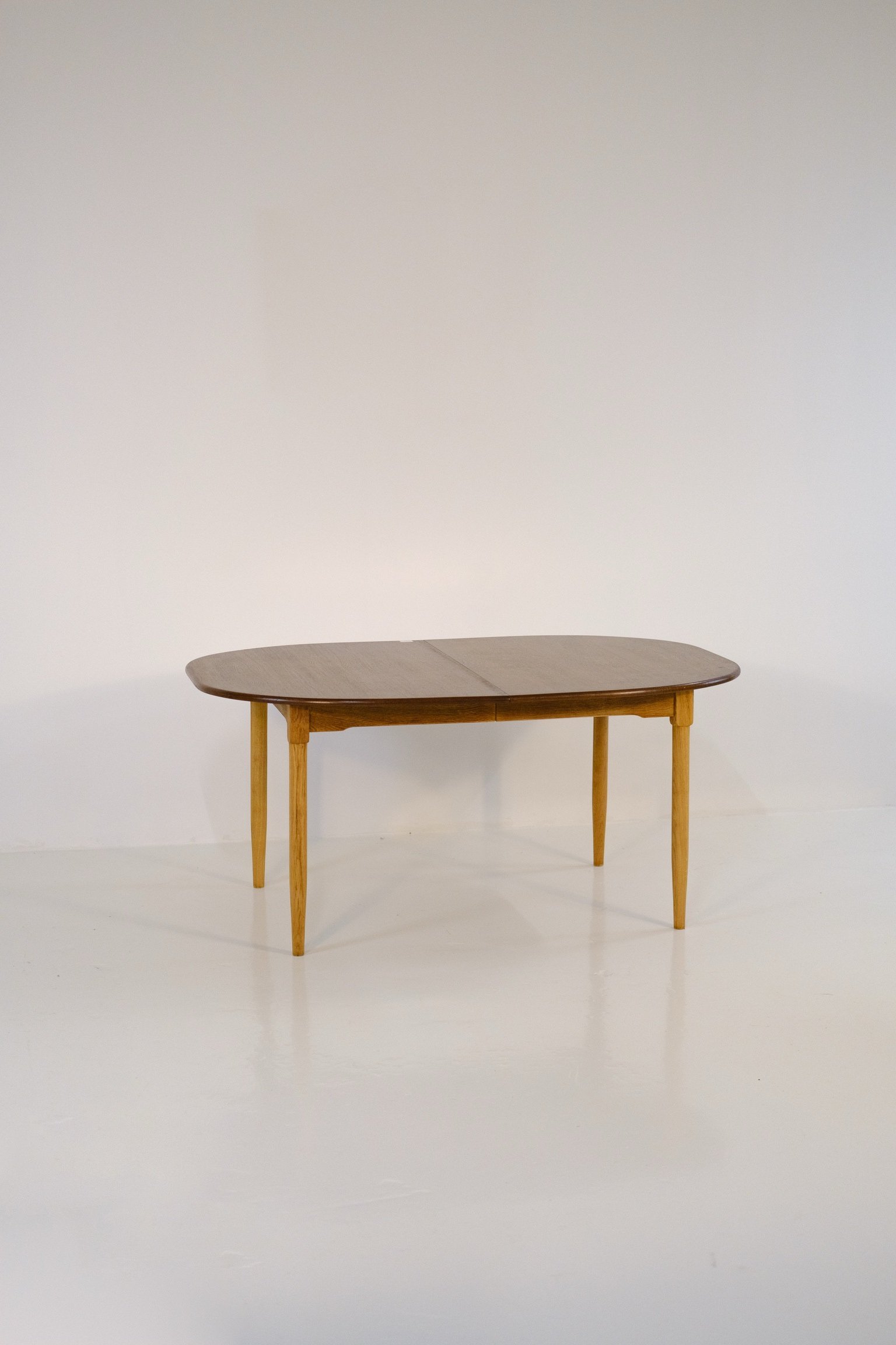 Long Narrow Danish Oak Dining Table - Image 4