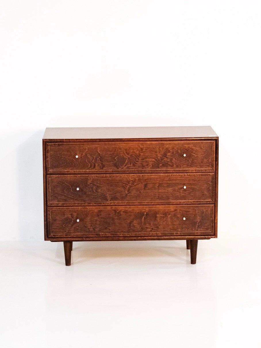 Asko Oy 1960’s Stained Birch Drawer